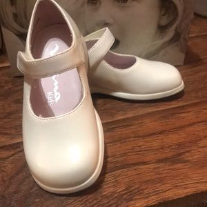 White Mary Jane , size 8 1/2 with Velcro